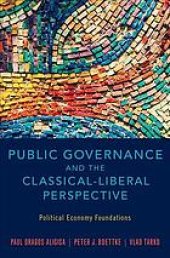 book Public governance and the classical-liberal perspective : political economy foundations