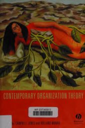 book Contemporary organization theory