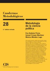 book Metodología de la ciencia política