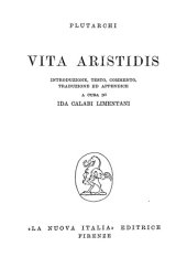 book Plutarchi Vita Aristidis