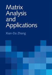 book Matrix Analysis and Applications