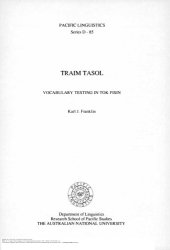 book Traim Tasol: Vocabulary Testing in Tok Pisin