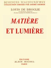 book Matière et lumière