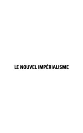 book Le nouvel impérialisme