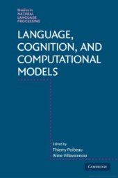 book Language, Cognition, and Computational Models