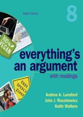 book Everything’s an Argument with Readings (8th Edition)