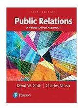 book Public Relations: A Values-Driven Approach