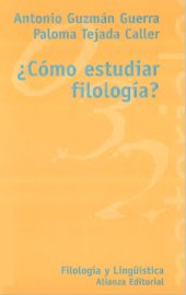 book ¿Cómo estudiar filología?