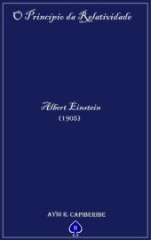 book O Princípio da Relatividade - Albert Einstein (1905)