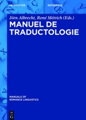 book Manuel de traductologie