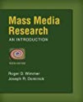 book Mass Media Research: An Introduction