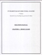 book Fundamentals of Structural Analysis, Solutions Manual