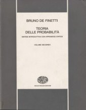 book Teoria delle probabilità. Sintesi introduttiva con appendice critica