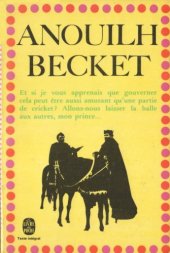 book beckett ou l’honneur de dieu