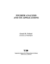 book Fourier Analysis and Its Applications