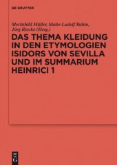 book Das Thema Kleidung bei Isidor von Sevilla und im Summarium Heinrici 1