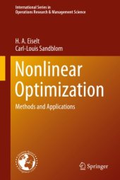 book Nonlinear Optimization : Methods and Applications