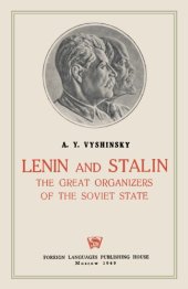 book Lenin and Stalin: The Great Organizers of the Soviet State