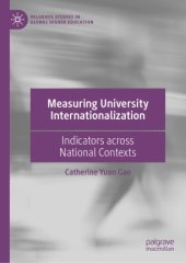 book Measuring University Internationalization: Indicators across National Contexts