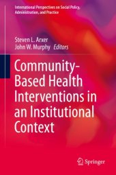 book Community-Based Health Interventions in an Institutional Context