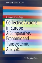 book Collective Actions in Europe: A Comparative, Economic and Transsystemic Analysis