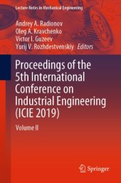 book Proceedings of the 5th International Conference on Industrial Engineering (ICIE 2019): Volume II