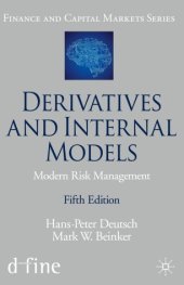 book Derivatives and Internal Models: Modern Risk Management