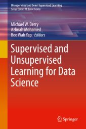 book Supervised and Unsupervised Learning for Data Science 