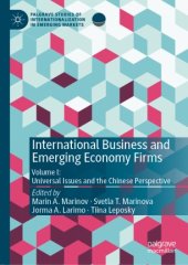 book International Business and Emerging Economy Firms: Volume I: Universal Issues and the Chinese Perspective