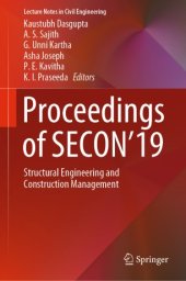 book Proceedings of SECON'19: Structural Engineering and Construction Management