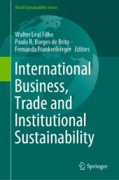 book International Business, Trade and Institutional Sustainability