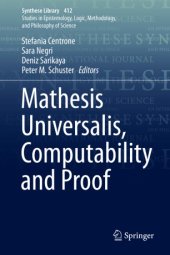 book Mathesis Universalis, Computability and Proof