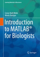 book Introduction to MATLAB® for Biologists