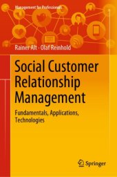 book Social Customer Relationship Management: Fundamentals, Applications, Technologies