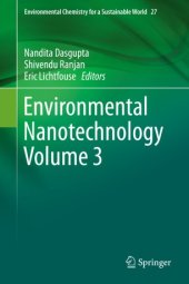 book Environmental Nanotechnology Volume 3