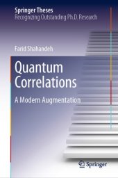 book Quantum Correlations: A Modern Augmentation