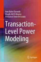 book Transaction-Level Power Modeling