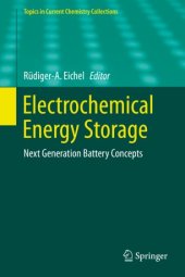 book Electrochemical Energy Storage: Next Generation Battery Concepts