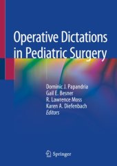 book Operative Dictations in Pediatric Surgery