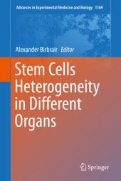 book Stem Cells Heterogeneity in Different Organs