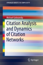 book Citation Analysis and Dynamics of Citation Networks