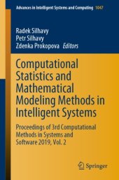 book Computational Statistics and Mathematical Modeling Methods in Intelligent Systems: Proceedings of 3rd Computational Methods in Systems and Software 2019, Vol. 2