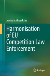 book Harmonisation of EU Competition Law Enforcement