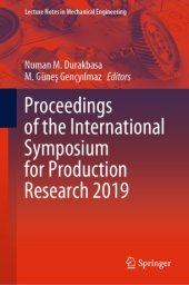 book Proceedings of the International Symposium for Production Research 2019