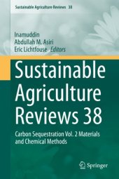 book Sustainable Agriculture Reviews 38: Carbon Sequestration Vol. 2 Materials and Chemical Methods