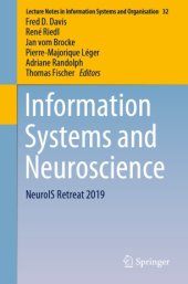 book Information Systems and Neuroscience: NeuroIS Retreat 2019