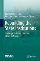 book Rebuilding the State Institutions: Challenges for Democratic Rule of Law in Mexico