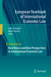 book New Voices and New Perspectives in International Economic Law