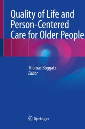 book Quality of Life and Person-Centered Care for Older People