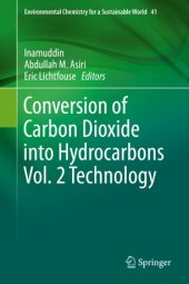 book Conversion of Carbon Dioxide into Hydrocarbons Vol. 2 Technology